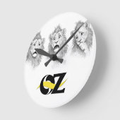 Oz wandklok met de laffe leeuw (Hoek)