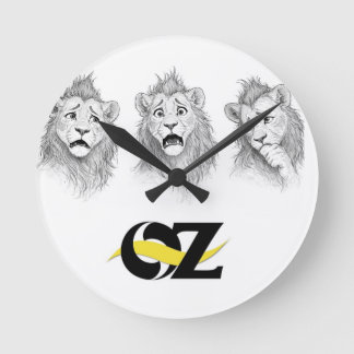 Oz wandklok met de laffe leeuw
