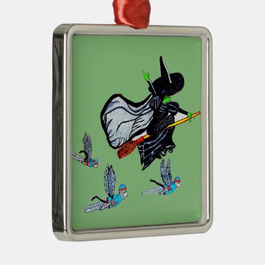 OZ WICKED WITCH METALEN ORNAMENT (Rechts)