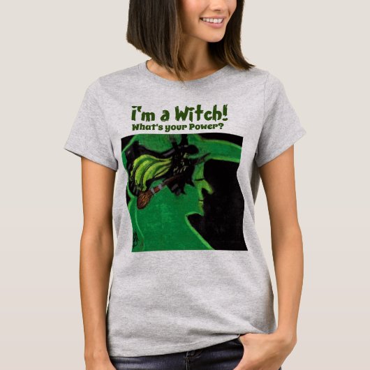 OZ WITCH WAT IS JE POWER GRAP T-SHIRT (Voorkant)
