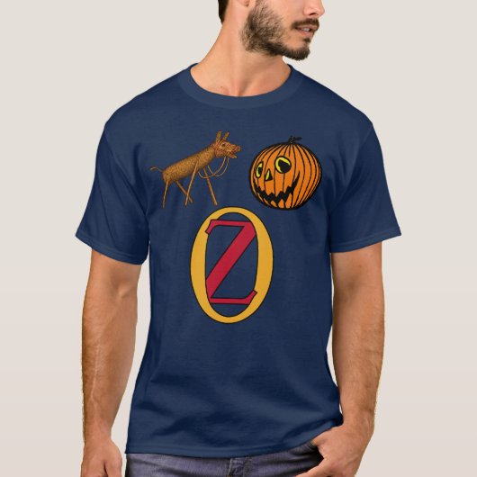 Oz-zaagpaard en Pumpkinhead T-shirt (Voorkant)