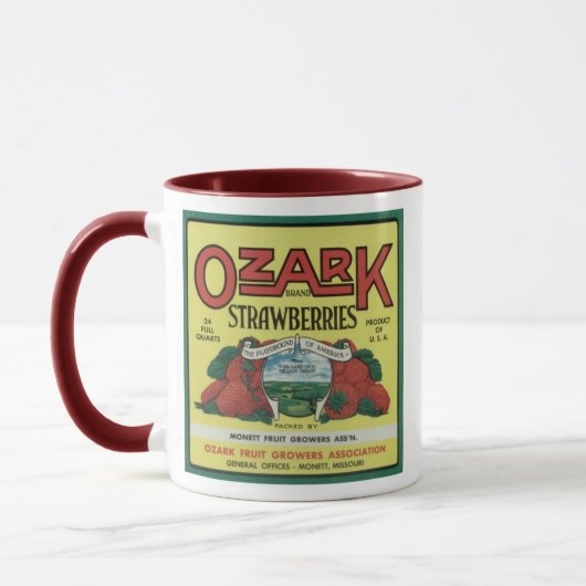 Ozark aardbeien mok (Links)