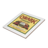 Ozark aardbeien tegeltje (Zijkant)