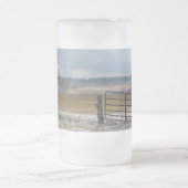 Ozark Country Hills Frosted Glass Beer Mok (Center)