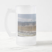 Ozark Country Hills Frosted Glass Beer Mok (Links)