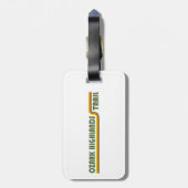 Ozark Highlands Trail Arkansas Bagagelabel (Achterkant verticaal)