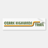 Ozark Highlands Trail Arkansas Bumpersticker (Voorkant)