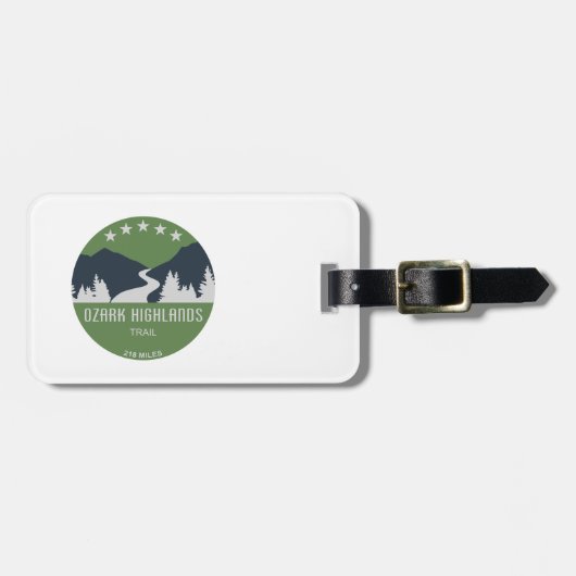 Ozark Highlands Trail Bagagelabel (Voorkant horizontaal)