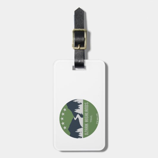 Ozark Highlands Trail Bagagelabel (Voorkant verticaal)