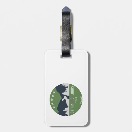 Ozark Highlands Trail Bagagelabel (Achterkant verticaal)