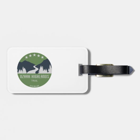 Ozark Highlands Trail Bagagelabel (Achterkant horizontaal)
