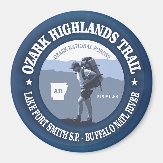 Ozark Highlands Trail Magneet (Voorkant)