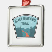 Ozark Highlands Trail Metalen Ornament (Links)