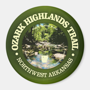 Ozark Highlands Trail (rood) Magneet