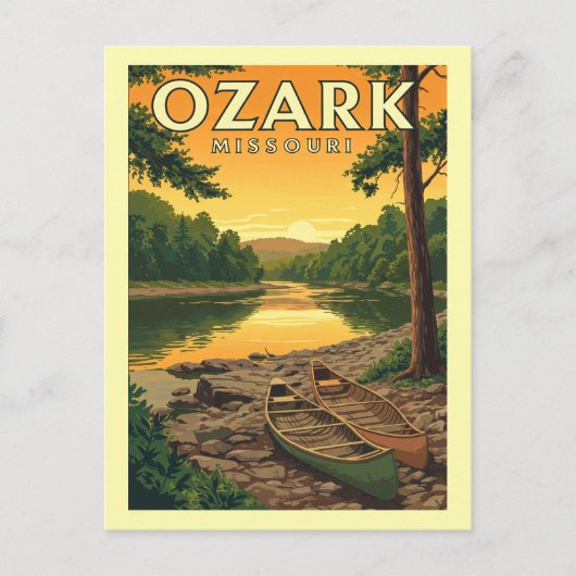 Ozark Missouri Briefkaart (Voorkant)