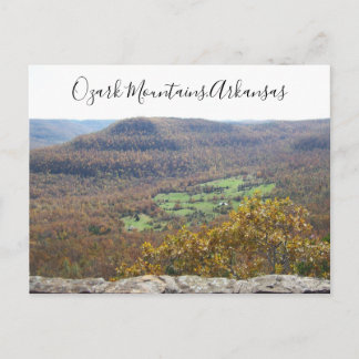 Ozark Mountains Arkansas Travel Herfst Trees Briefkaart