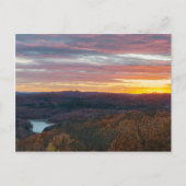 Ozark Mountains Autumn Sunset Briefkaart (Voorkant)
