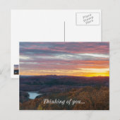 Ozark Mountains Autumn Sunset Denking You Briefkaart (Voorkant / Achterkant)