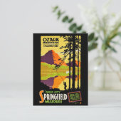 Ozark Mountains en Springfield, Missouri Briefkaart (Staand voorkant)