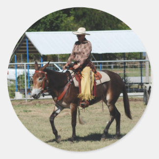 Ozark Mule Days Ronde Sticker