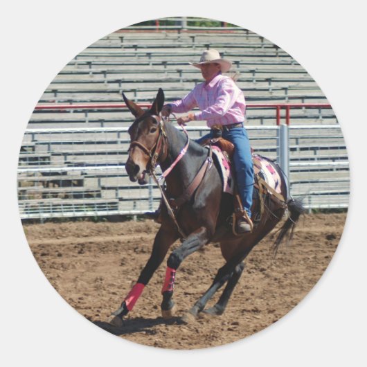 Ozark Mule Days Ronde Sticker (Voorkant)