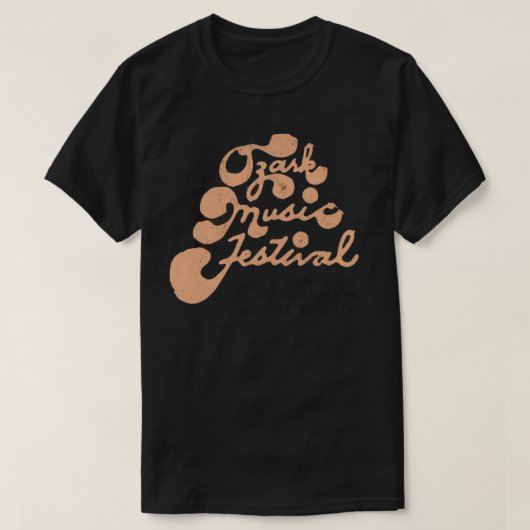 Ozark Muziekfestival Missouri  Vervaagde Stijl T-shirt (Design voorkant)