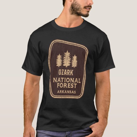 Ozark nationaal bos Arkansas T-shirt (Voorkant)