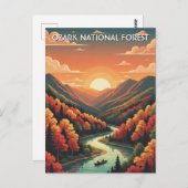 Ozark National Forest Arkansas Briefkaart (Voorkant / Achterkant)