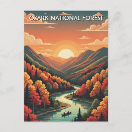 Ozark National Forest Arkansas Briefkaart