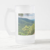 Ozark National Forest Cliff Uitzicht Frosted Glass Matglas Bierpul (Links)
