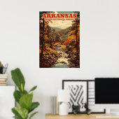 Ozark National Forest in Arkansas V01 Poster (Thuiskantoor)