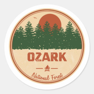 Ozark National Forest Ronde Sticker