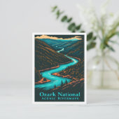 Ozark National Scenic Riverways Travel Briefkaart (Staand voorkant)