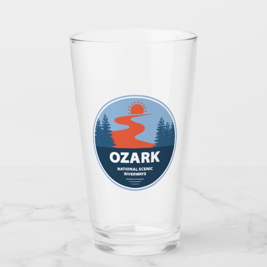 Ozark National Schilderachtig Riverways Glas (Voorkant)