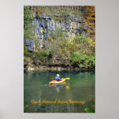 Ozark National Schilderachtig Riverways Poster (Voorkant)