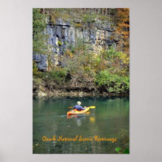 Ozark National Schilderachtig Riverways Poster (Voorkant)