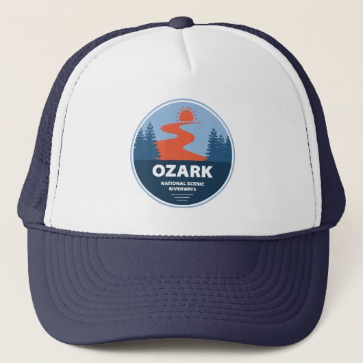Ozark National Schilderachtig Riverways Trucker Pet (Voorkant)