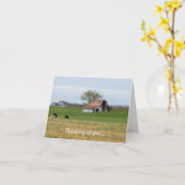 Ozark oud Boerderij denken aan je Kaart (Gele Bloem)