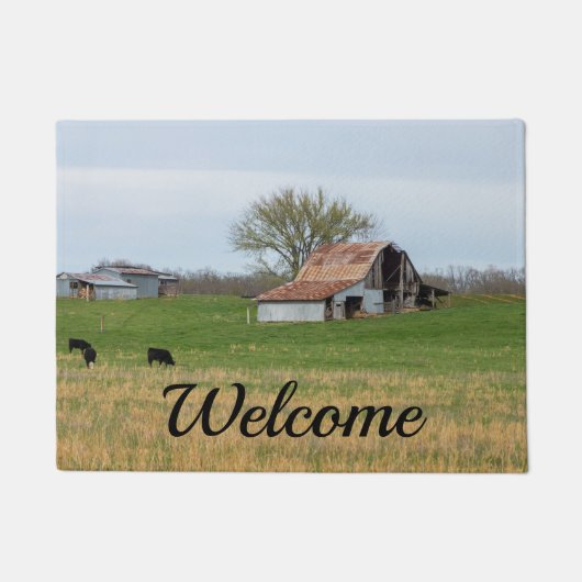 Ozark Oud Boerderij Welkom Deurmat (Voorkant)