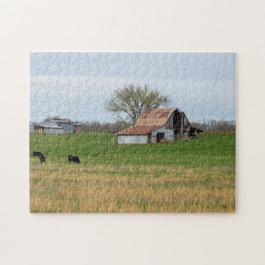 Ozark Oude Boerderij Legpuzzel (Horizontaal)