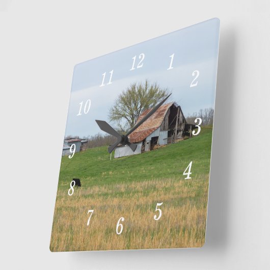 Ozark oude Boerderijen wandklok (Hoek)