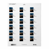 Ozark Sunset Windmill Etiket (Full Sheet)