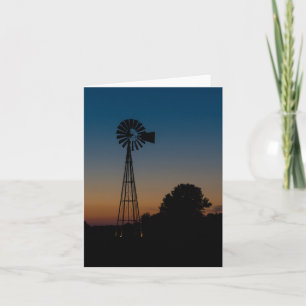 Ozark Sunset Windmill Kaart
