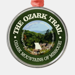 Ozark Trail (rood) Metalen Ornament
