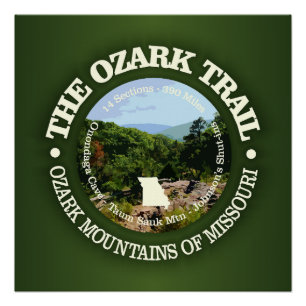 Ozark Trail (rood) Perfect Poster