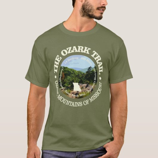 Ozark Trail (rood) T-shirt (Voorkant)