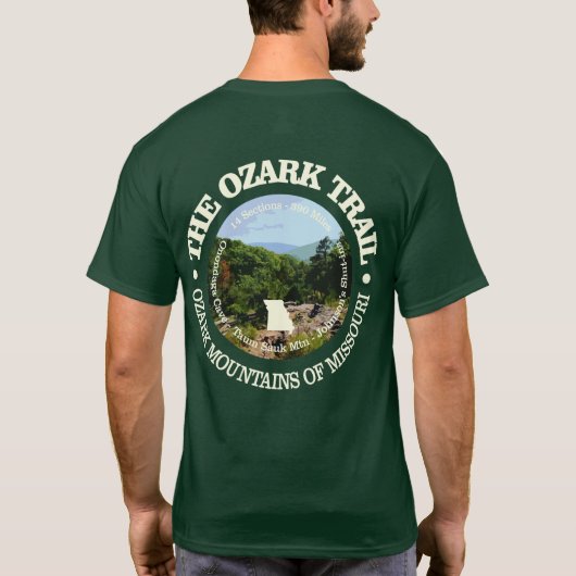 Ozark Trail (rood) T-shirt (Achterkant)