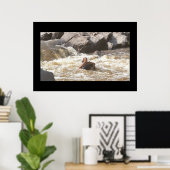 Ozark Whitewater Tuber Poster (Thuiskantoor)