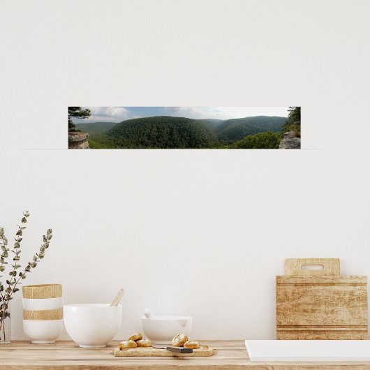 Ozarks, Arkansas Panoramic 4 Poster (Keuken)