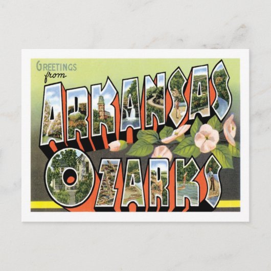 Ozarks Arkansas Travel US City Briefkaart (Voorkant)